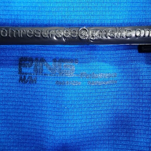 Womens Ping Blue Pullover Golf Shirt 1/4 Zip Long Sleeve Mock Neck Size M - Picture 4 of 10
